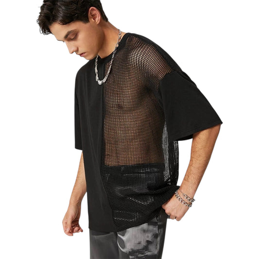 YoungCash Street Net Panel T-shirt