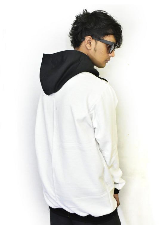 YoungCash Cat Ears White Hoodie