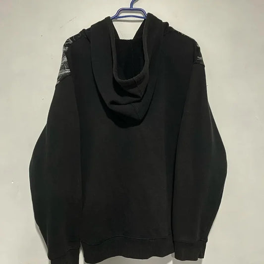 YoungCash Street Y2K Fashion Oversized Skull Print Sweater Hoodie Men Harajuku Vintage Hip Hop Popular Casual Sports Hooded Sweater New