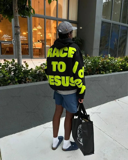 YoungCash Y2k Letter Printed Hoodies  Gothic Loose Long Sleeves Y2K Sweatshirt American Harajuku Retro Streetwear Zipper Clothes